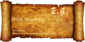 Roll Gizella névjegykártya